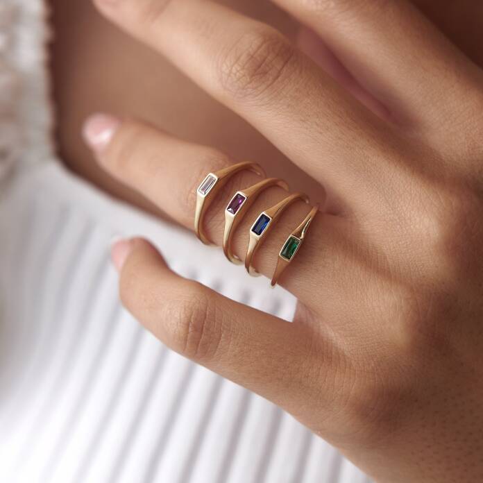 Line Renkli Yüzük - 2