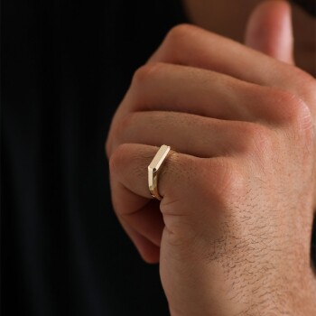 Line Şövalye Erkek Yüzük - Rayna