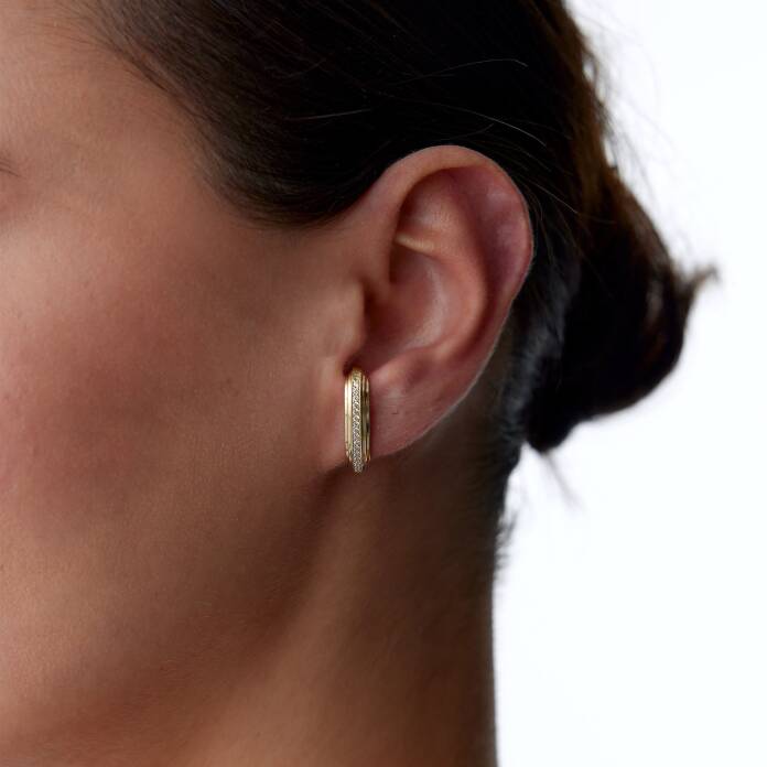 Line Taş Katmanlı Küpe - 3