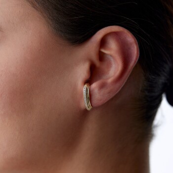 Line Taş Katmanlı Küpe - MİST (1)