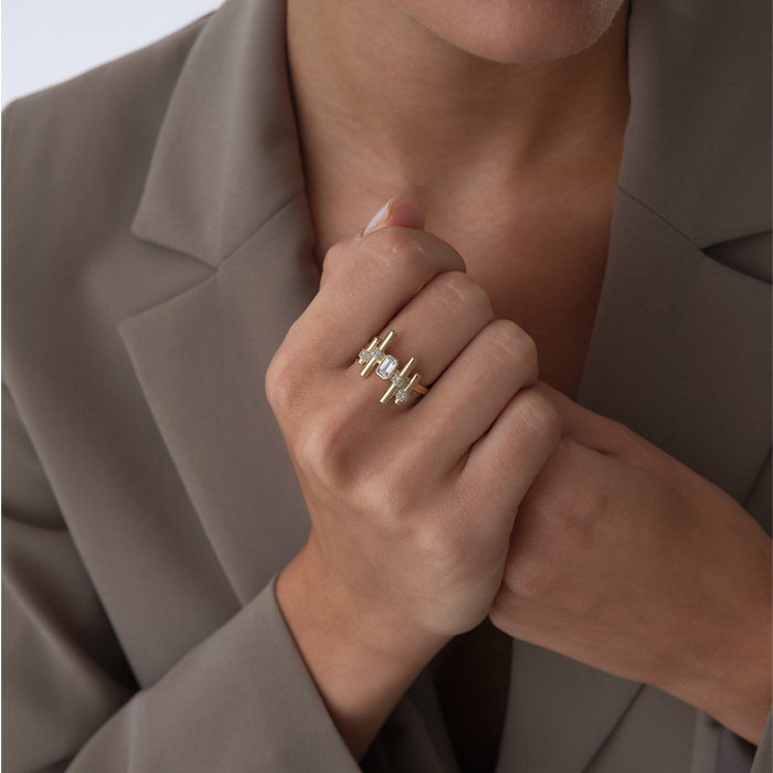 Linear Stick Yüzük - Cemart