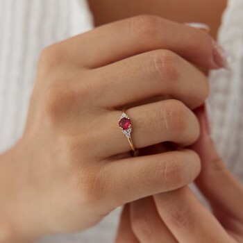 Liza Taşlı Yüzük - Mazal (1)