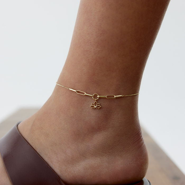 Lotus Çiçeği Halhal - Rayna