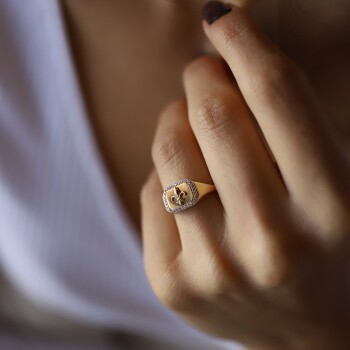 Lotus Çiçeği Yüzük - Rayna