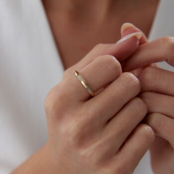 Lou Taşlı Yüzük - Rayna