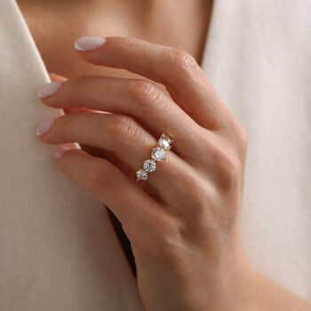 Love Beştaş Yüzük - Oragold Orhan