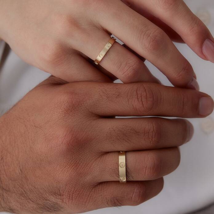 Love Mat Çift Alyans - 1