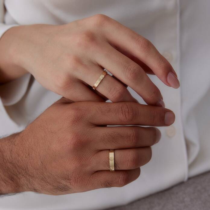 Love Mat Çift Alyans - 2