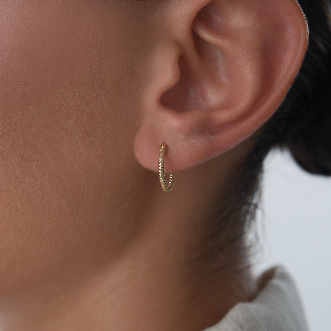 Luna Dokulu Küpe - 2