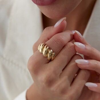 Luna Midye Yüzük - 3