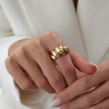 Luna Midye Yüzük - Rayna (1)