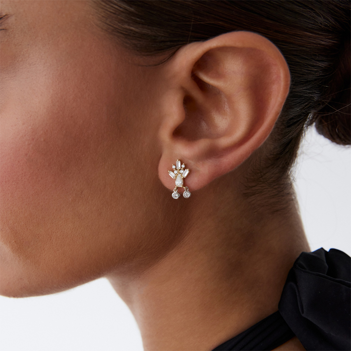 Lure Vidalı Küpe - MİST