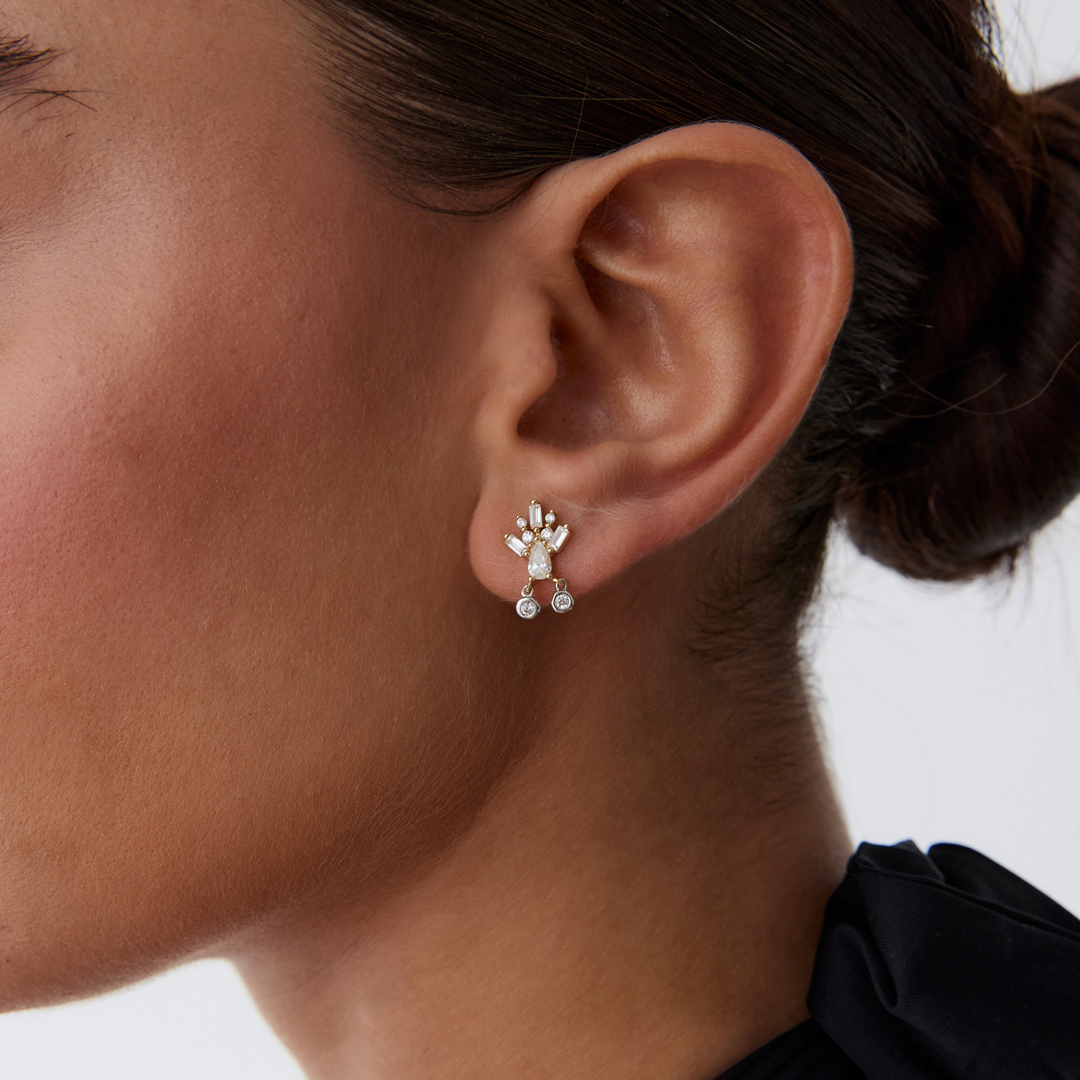 Lure Vidalı Küpe - 2