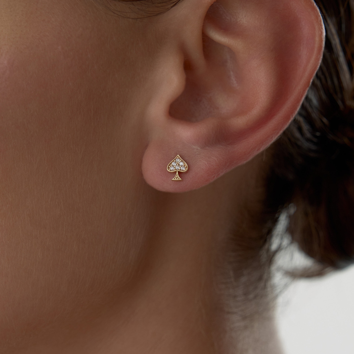 Maça Işıltısı Küpe - Gökhan Bera