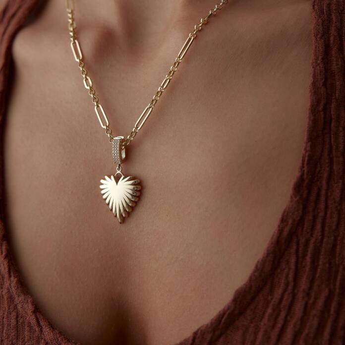 Madalyon Kalp Kolye - 3