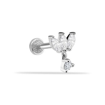 Markis Taşlı Sallantılı Minimal Tragus Piercing - Dianora (1)