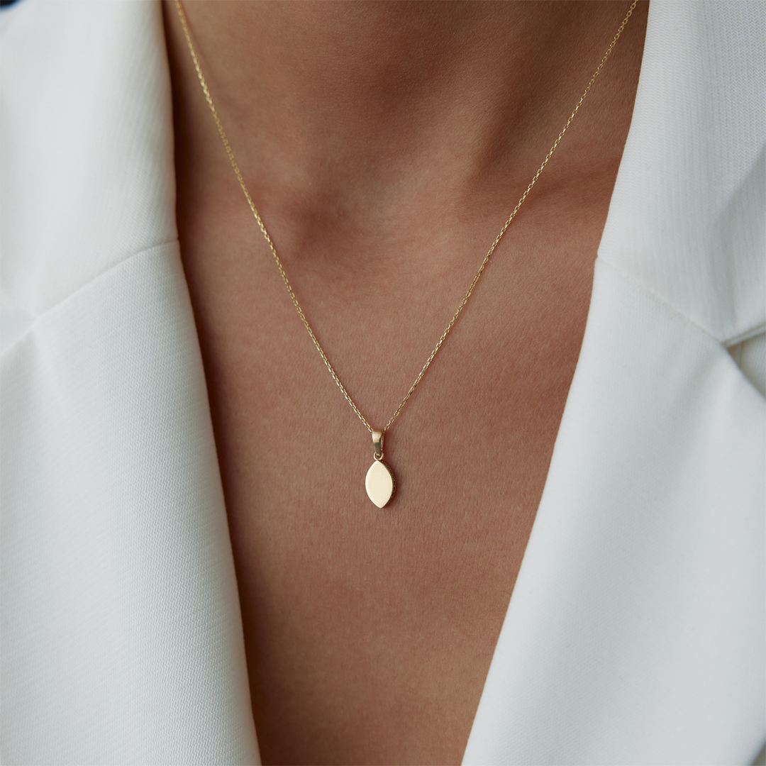 Markiz Plaka Kolye - 1