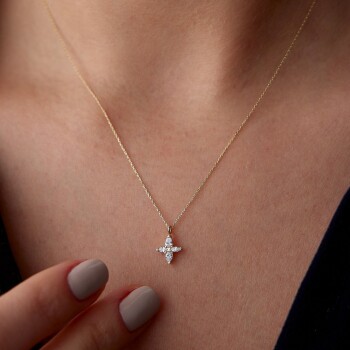 Markiz Taşlı Kolye - Alen