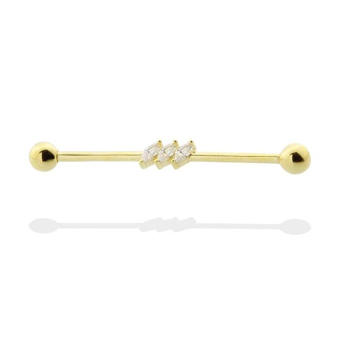 Markiz Taşlı Köprü Piercing - 1