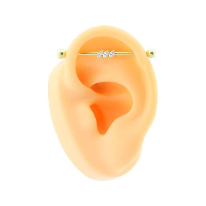 Markiz Taşlı Köprü Piercing - 2