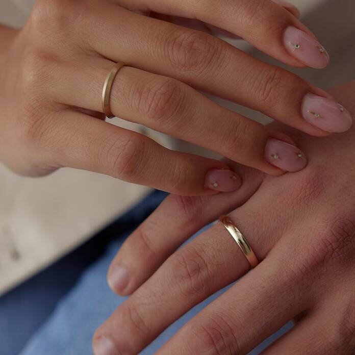 Mat Roof Çift Alyans - 1