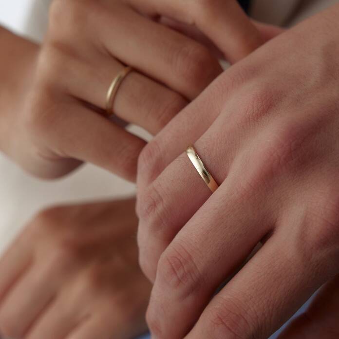 Mat Roof Çift Alyans - 2