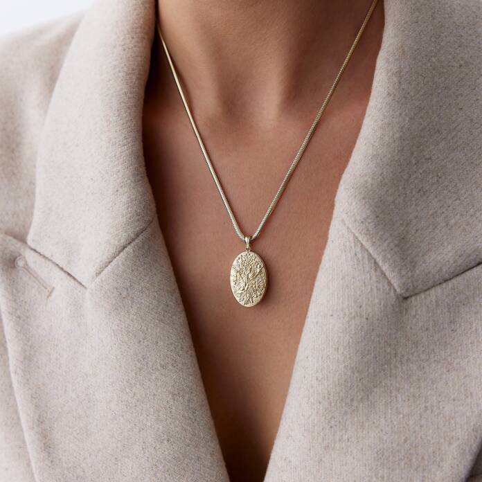 Mat Vintage Kapaklı Kolye - 1