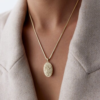 Mat Vintage Kapaklı Kolye - Koçak (1)