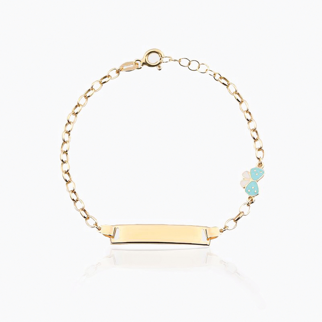 Mavi Çilekli Bebek Künyesi - 1