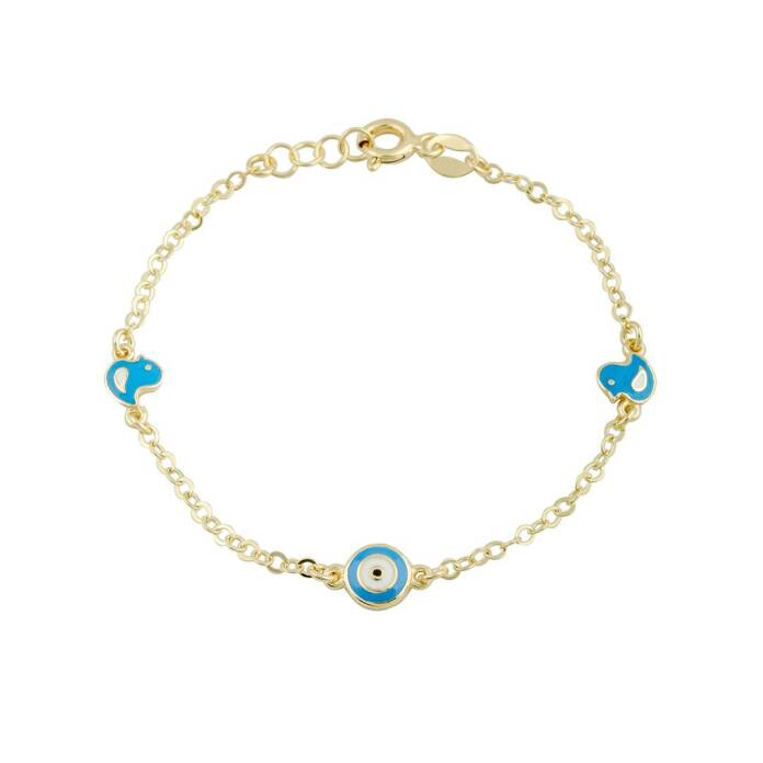 Mavi Civcivli Çocuk Bilekliği - 1