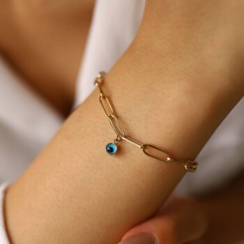 Mavi Gözl Ataç Bileklik - Konyalı Halil