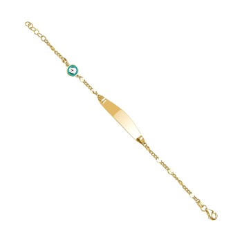 Mavi Gözlü Çocuk Künyesi - Melike