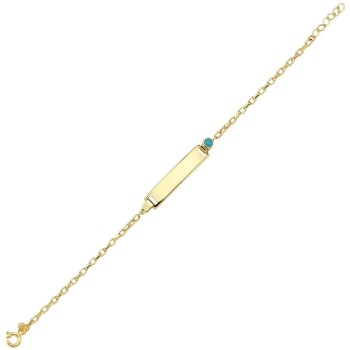 Mavi Mineli Çocuk Künyesi - Melike