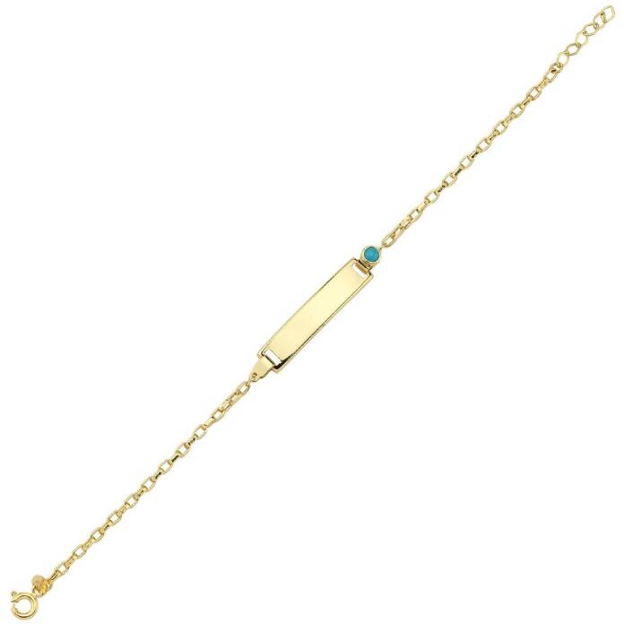 Mavi Mineli Çocuk Künyesi - 1