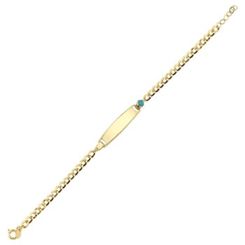 Mavi Mineli Gurmet Çocuk Künyesi - Melike