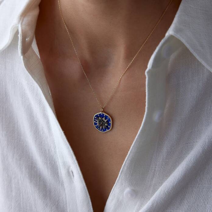 Mavi Pusula Kolye - 2