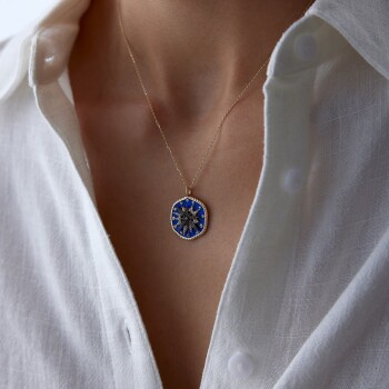 Mavi Pusula Kolye - 3