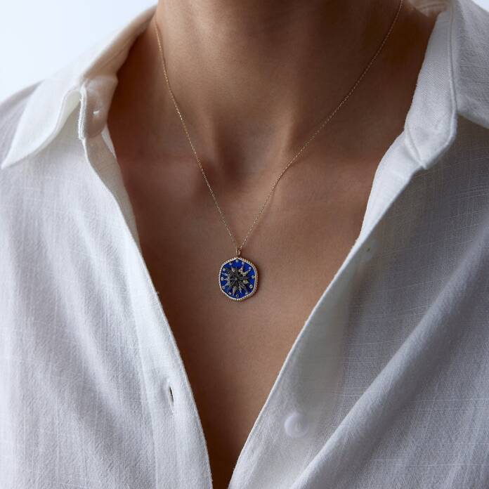 Mavi Pusula Kolye - 4