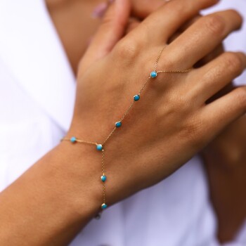 Mavi Taşlı Şahmeran - Cemart