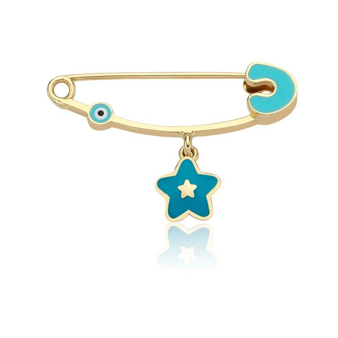 Mavi Yıldız Bebek İğnesi - 1