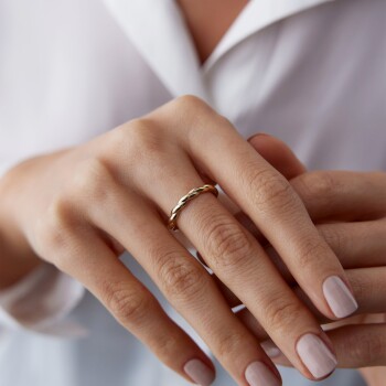 Medium Burgu Yüzük - Rayna (1)