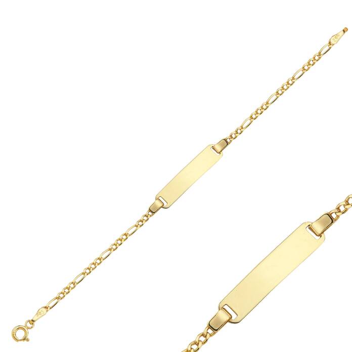 Medium Figaro Zincir Bebek Künyesi - 1