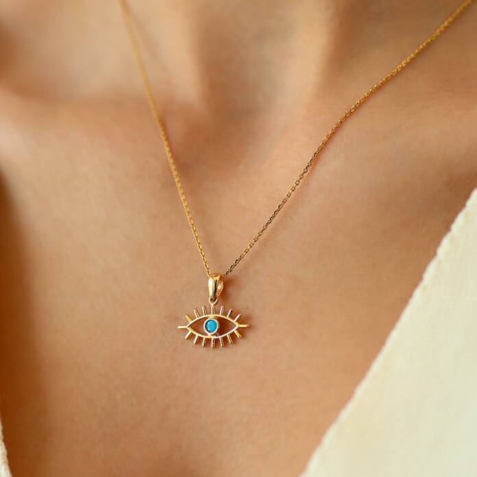 Medium Kirpik Kolye - 1