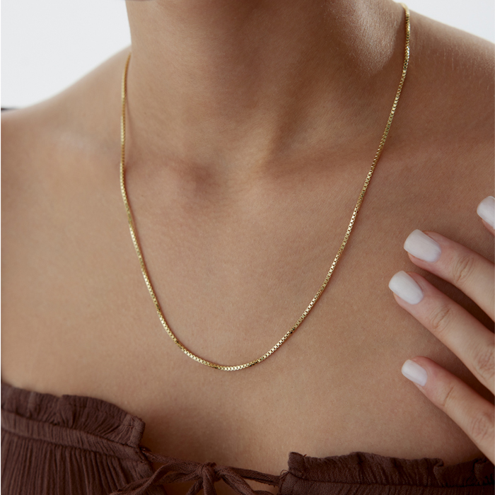 Medium Küp Zincir - Taç (1)