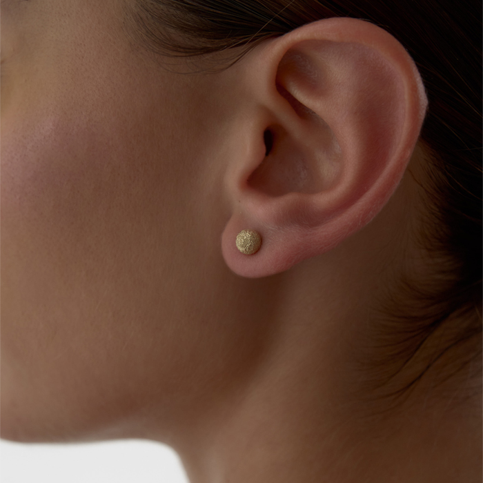 Medium Shine Dot Küpe - Melike (1)