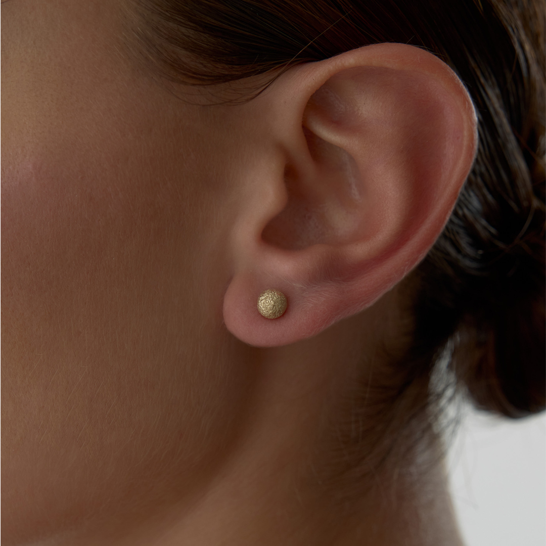 Medium Shine Dot Küpe - 1