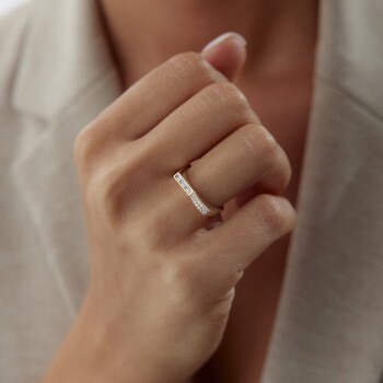 Mia Baget Detaylı Yüzük - Rayna