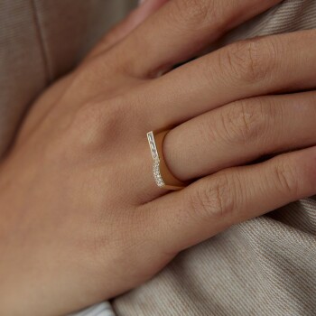 Mia Baget Detaylı Yüzük - Rayna (1)