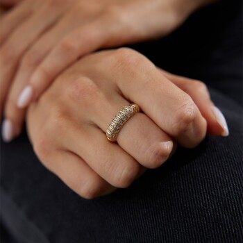 Midye Taşlı Yüzük - 4