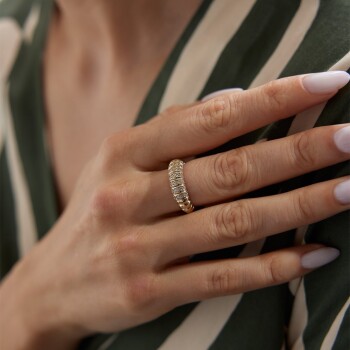 Midye Taşlı Yüzük - Rayna